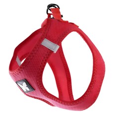 Martin Sellier 狗狗經典網狀胸背帶, 紅色, 1個