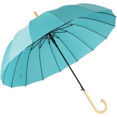 Carven 16骨自然木質自動長傘