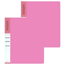 빅드림 A4 60매 OA 클리어바인더 속지추가 가능 화일, 핑크, 2개