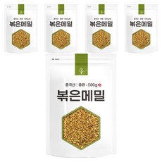 자연초 볶은메밀, 500g, 1개입, 5개