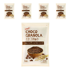 DONGSUH 東西食品 巧克力口味格蘭諾拉麥片, 1kg, 5個