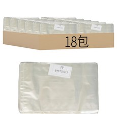 pp塑膠袋 1磅, 5" x 6", 3入, 18包