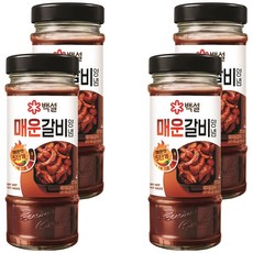 CJ BEKSUL 白雪 辣味排骨醬, 490g, 4個