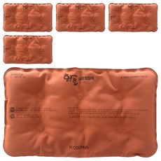 KOXINA 黃土冷熱兩用棉質熱敷袋 方形, 5個