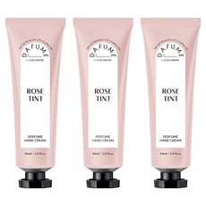 다퓸 퍼퓸 핸드크림 로즈틴트, 60ml, 3개