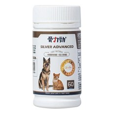 FELIXDOG 骨力勁 複合玻尿酸 Silver Advanced 獸醫師推薦 適口性佳, 60顆, 骨關節保健 + 肌力保健, 1罐