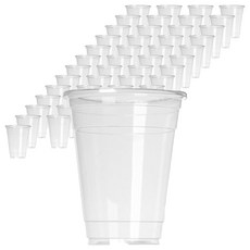 하이퍼 투명 PET 아이스컵 92파이 14온스, 420ml, 1개입, 100개