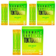 선망 가르시니아 톡톡콤 샤인머스캣맛, 180g, 3개