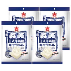 義美 日式牛奶糖 特濃, 105g, 4袋