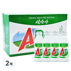 와하하 AD 우유맛 음료 24p, 2개, 5.28L