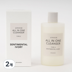 남자의인생 올인원 클렌저 타입2 센티멘탈아이보리, 300ml, 2개
