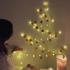 RYMD 聖誕星星掛飾 壁掛樹, 銀色, 1個