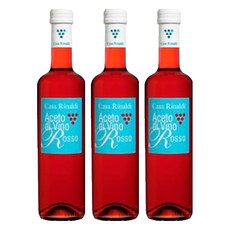 Casa Rinaldi 凱薩 紅酒醋, Aceto di Vino Rosso, 500ml, 義大利產品, 3瓶