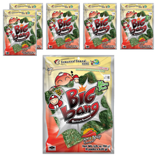 TAO KAE NOI 小老板 超級大海苔超值包 辣味, 50g, 6包