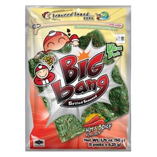 TAO KAE NOI 小老板 超級大海苔超值包 辣味, 50g, 1包