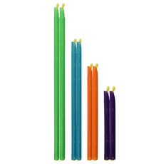 食品保鮮密封棒 12.5cm 2支 + 18.5cm 2支 + 22.5cm 2支 + 28.5cm 2支, 綠色 + 藍色 + 橘色 + 紫色, 1組