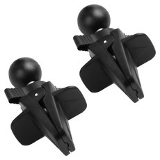 MAYTON 車用夾式出風口支架, 黑色, 2個