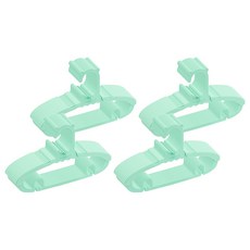 agazzang 4段可調節長度孩童衣架, 薄荷綠, 40個