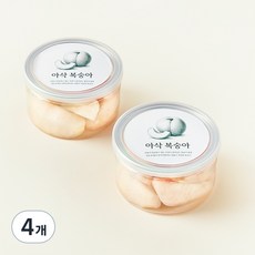 컷팅 아삭 복숭아, 200g, 4개