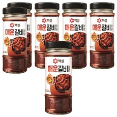 CJ BEKSUL 白雪 辣味排骨醬, 490g, 6個