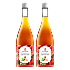 e.Ben 一本 濃縮草莓醋 玻璃瓶精裝盒, 500ml, 2瓶