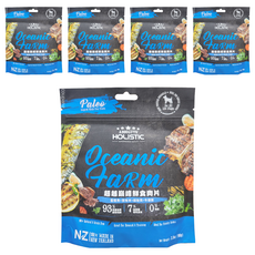 ABSOLUTE HOLISTIC 全齡犬 鮮食肉片, 藍鯖魚 + 放牧羊 + 綠貽貝 + 牛磺酸, 100g, 5包