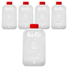 kefii 沐浴史萊姆 透明款, 540ml, 5個