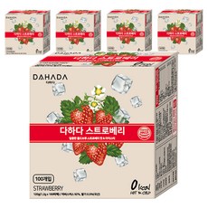 다하다 스트로베리, 1.2g, 100개입, 5개