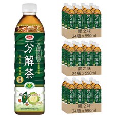 愛之味 健康油切分解茶, 590ml, 72瓶