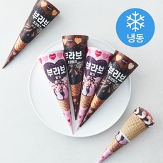 해태아이스 부라보 딸기 3개입 + 초코청크 3개입 세트 (냉동), 150ml, 6개입, 1세트