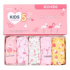Kids Line 女童天使三角內褲 5p