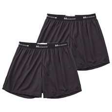 non-no 儂儂 吸濕排汗格子平口褲，抗菌防臭，耐穿耐洗設計, M, 黑