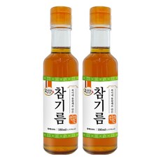 복이네먹거리 통깨로 만든 진한맛 참기름, 180ml, 2개