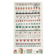 和紙裝飾貼紙 6張, 小清新, 1組