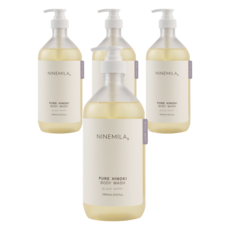NINEMILA 扁柏保濕沐浴露 黑莓香, 1L, 4瓶