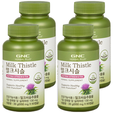 GNCHERBALPLUS 밀크시슬, 60정, 4개