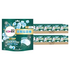 Kotex 靠得住 茶樹沁涼褲 褲型衛生棉, M(22~34吋), 2片, 24包