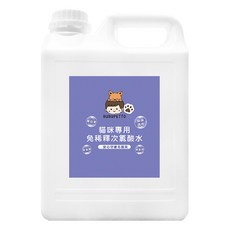 BUBUPETTO 狗狗衣物用免稀釋次氯酸水, 4L, 1桶