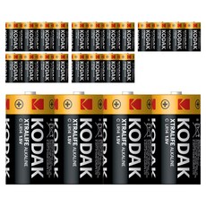 KODAK 柯達 鹼性C型電池 散裝, 4入, 6個