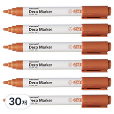 모나미 데코마카 460 메탈브라운, 6색, 30개