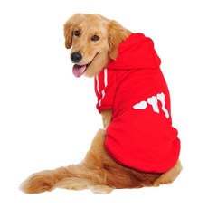 狗衣服 布料 尺碼_S-5XL, 紅色, 1件