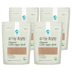 청정원 흑설탕, 1kg, 4개