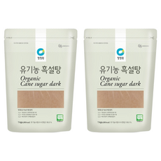 청정원 흑설탕, 1kg, 2개