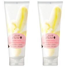 100퍼센트퓨어 너리싱 바디크림 바닐라 빈, 236ml, 2개