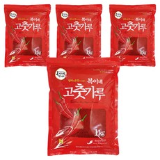 Bok2Nefood 醃製泡菜用辣椒粉 中辣, 1kg, 4包