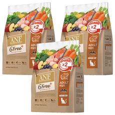 ANF 식스프리플러스 캣 기능성 사료, 어덜트, 1.6kg, 3개