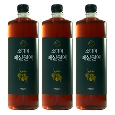 소다미 매실원액, 1L, 3개