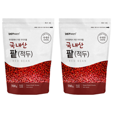 건강한밥상 국산 적두 팥, 700g, 2개