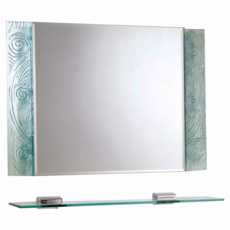 Toppuror 泰浦樂 華冠一螺旋型鏡 附玻璃平台及白夾頭 68x48cm, 銀色 + 透明色