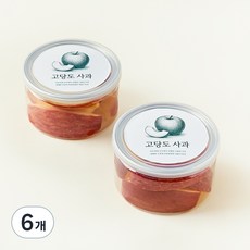 컷팅 고당도 사과, 180g, 6개